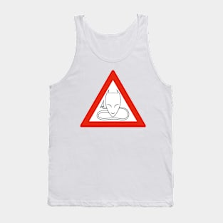 Attention, Alien Devil Ahead! Tank Top